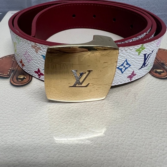Louis Vuitton Multicolor REVERSIBLE Belt Size 90/36 - Picture 1 of 11